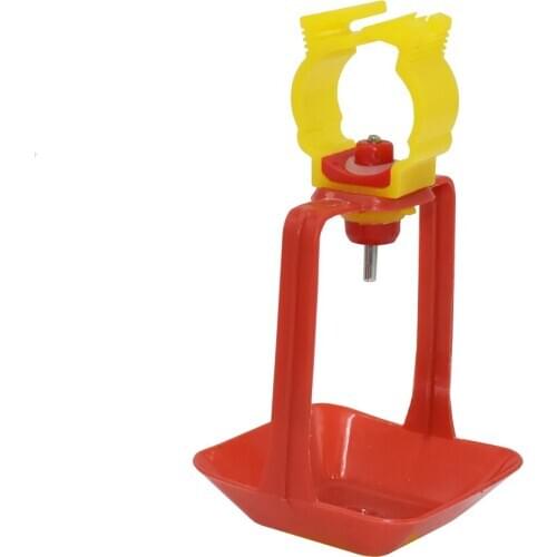 2 Pcs Bird Quail Drinking Water Hanging Cup Yellow Ball Automatic Drinking Water Pigeon Chicken Red Cup Pet Bird Feeding Tools