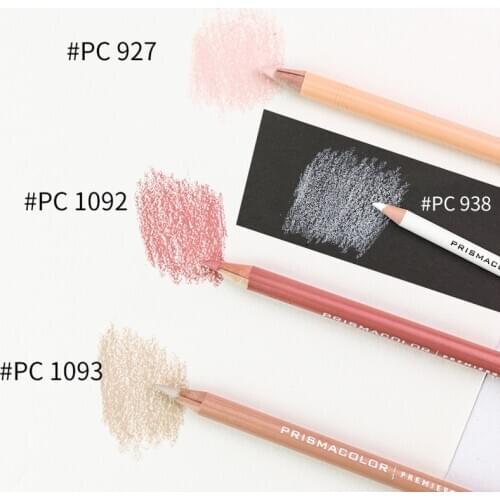 PRISMACOLOR Art Professional Oily Colored Pencils Single Color PC927/938/1092/1093 Lapis de cor Drawing Colored Pencil Supplies