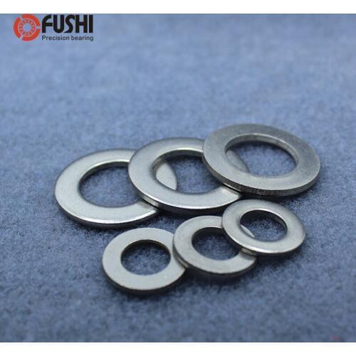 M1.6 - M18 Plain Washers Small Series Product 200PCS Stainless Steel Grade A Narrow Flat Gasket Narrow UV Gaskets Small Outer
