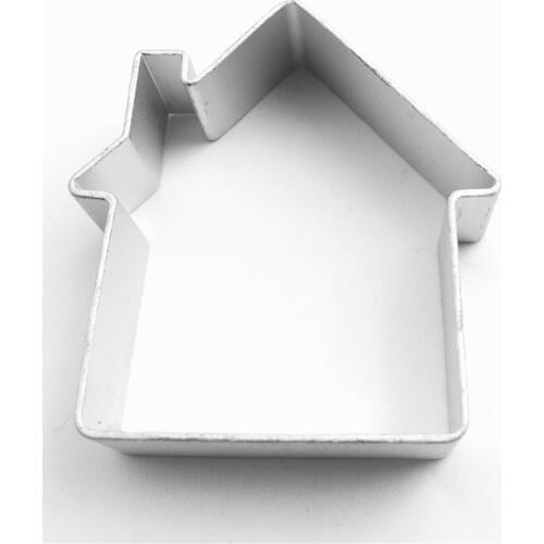 Christmas Mini House Metal Biscuit Cutter Candy Cookie Making Sugarcraft Pastry Mold Aluminium Alloy Cookie Molds