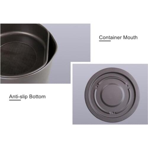 1.4/1.7L Cooking Oil Strainer Pot Stainless Steel Large Capacity Storage Kettle