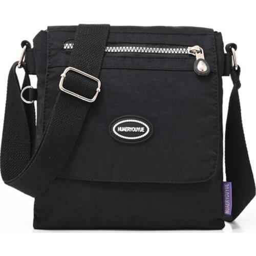 Women Nylon Handbags Crossbody Bag Waterproof Cloth Travel Purse Shoulder Bag