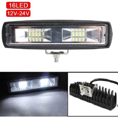 LED Headlights 12-24V For Auto Motorcycle Truck Boat Tractor Trailer Offroad 36W LED Work Light Spotlight moto fog light