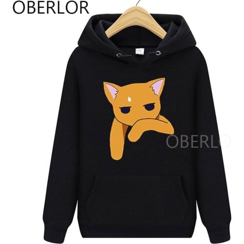 Kyo Cat Fruits Basket Vogue Print Long-Sleeved O-Neck Sweatshirts Top Funny Autumn New Women Ulzzang Harajuku Hoodies Femme