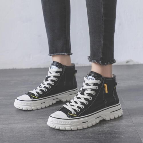 2019 Retro Women Boots Breathable High-top Sports Shoes Height Increased Female Ankle Boots Military Hiking Boots X12-05