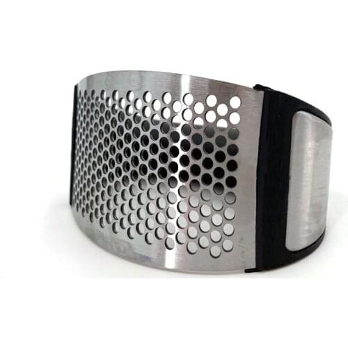 1pcs Stainless Steel Garlic Press Manual Garlic Mincer Chopping Garlic Tools Curve Fruit Vegetable Tools Kitchen Gadgets