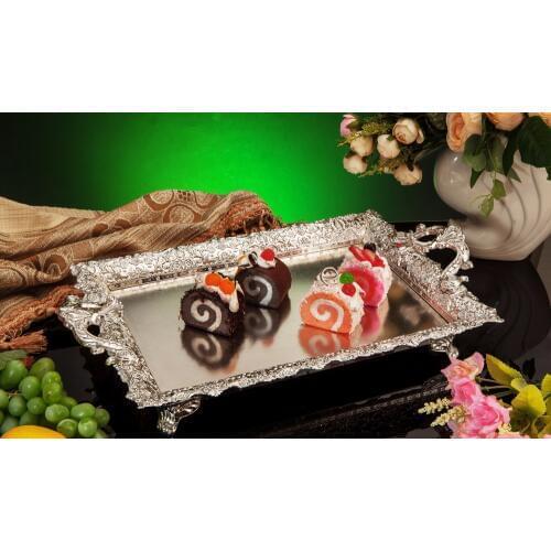 10pcs luxury metal cake plate afternoon tea tray sweet fruit tray wedding birthday and party cake stand