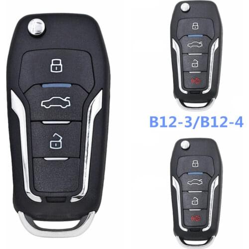KEYDIY B12-3 B12-4 3/4 Buttons Universal B Series KD Remote Car Key For KD900/MINI KD/KD-X2