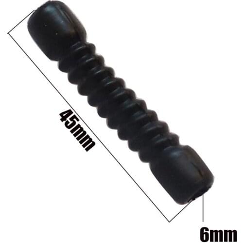 45mm M6 Rubber Dust Cover Cap for Motorcycle Brake Cable Inner Diameter 6mm