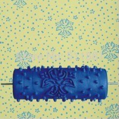 5'' NCCTEC liquid wallpaper flower mould FREE SHIPPING 125mm drum print mould wall paint print roller paint roller