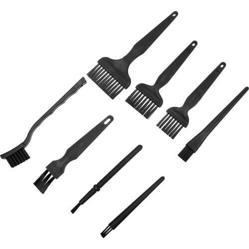 NICEYARD 8Pcs/set Anti Static Brush ESD Safe Synthenic Fiber Dust Cleaning Brush For Mobile Phone Tablet PCB BGA Repair Work