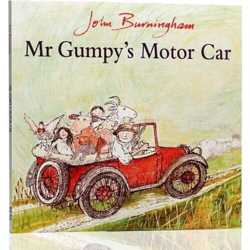 The English Picture Book Uncle Gan Went for A Drive. Penguin Langdon Press, MR Gumpys Motor Car Picture Story Educational Book