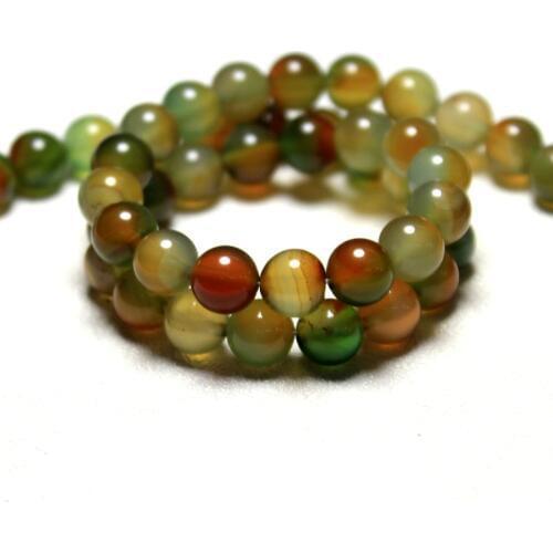 High quality 4/ 6 /8 / 10 /12 mm Peacock Agat Mix Color Natural Stone Beads For Jewelry Making DIY Bracelet Necklace Strand 15