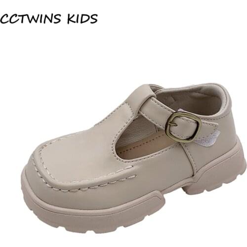 Kids Shoes 2021 Autumn Little Girls Fashion School Black Flats Party Princess Brand Solid Soft Sole Platform Black Baby Shoes