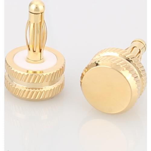 Hifi audio 8pcs gold plated Noise Stopper Amplifier Terminal Binding Post Caps