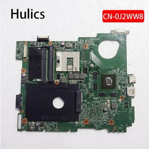 Hulics Original 0J2WW8 CN-0J2WW8 MAIN BOARD For Dell inspiron N5110 Laptop Motherboard HM67 DDR3