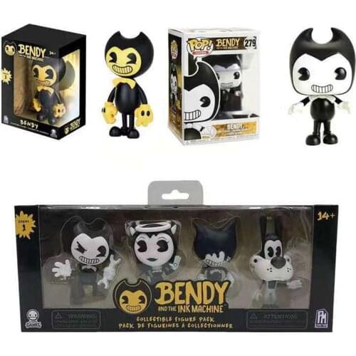 10cm Game Bendy And Ink Machine PVC Model Toy Kids Collection Action Figures Dolls Bendy PVC Toys Gifts