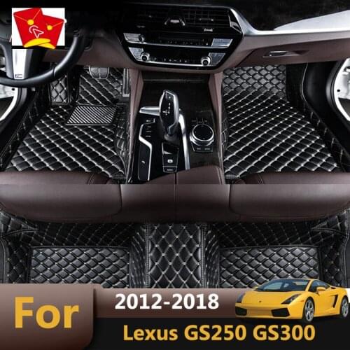 Customized Leather Carpet Waterproof Car Exteriors Car Floor Mats For Lexus GS250 GS300 2012 2013 2014 2015 2016 2017 2018