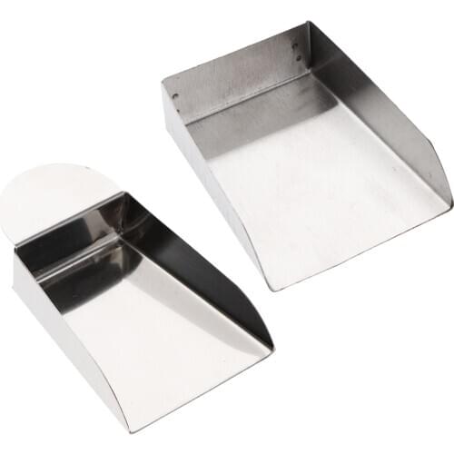 2x Stainless Steel Bead Shovel Diamond Scoop Beading Crafts Tool