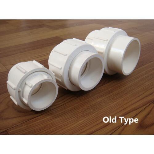 Male Adapter PVC Pipe Coupler Connector 25mm Inner Diameter White