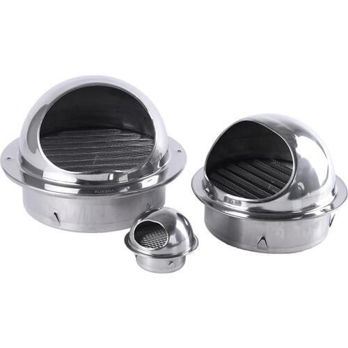 Stainless Steel Wall Ceiling Air Vent Ducting Ventilation Exhaust Grille Cover Outlet Heating Cooling Vent Cap Waterproof