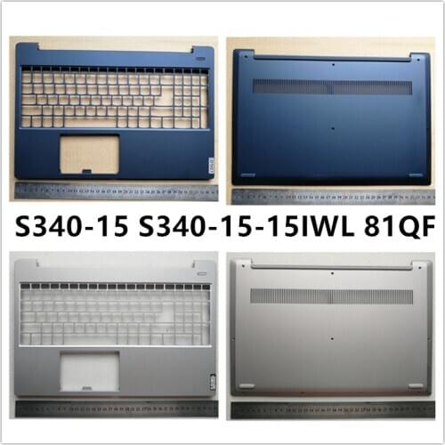 New laptop For Lenovo xiaoxin 15 2019 ideaPad S340-15 S340-15IWL 81QF Palmrest upper Cover or Bottom Base Cover lower Case