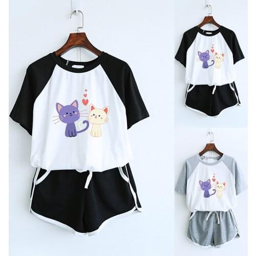 Sports Jogging Training Loose Women Running Suit Clothes Fitness Sportswear Large Size Summer Tracksuit Casual Homewear Outfit