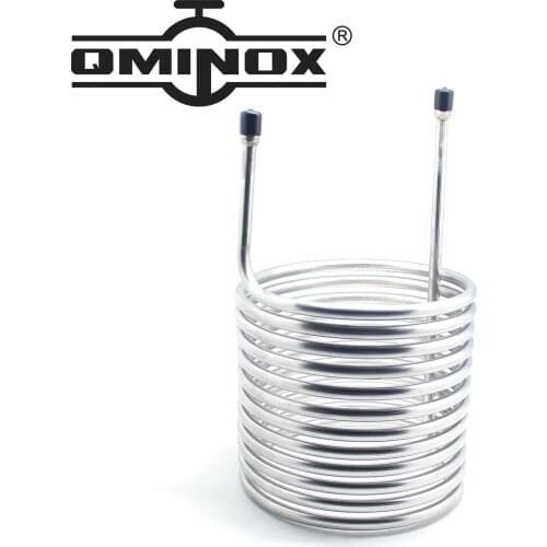 High Quality Sanitary Stainless Steel 304 Condensing Coil - 6" x 6" x 10" - 1/4" FNPT 9" x 9" x 15" - 1/4" FNPT