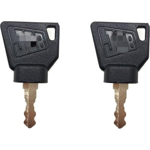 2 Pcs Ignition Switch Starter key For JCB 3CX Bomag Excavator Fit Most Digger Replacement Parts