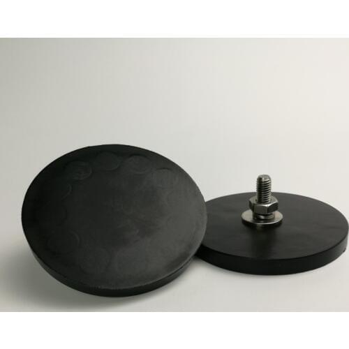 4pcs D88mm Powerful Neodymium N52 Magnet Strong with Thread M8*25mm Multifunctional Fixed Suction Cup Magnetic Material Base