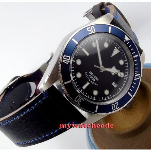41mm corgeut black dial Sapphire Glass Japan miyota Automatic diving Watch C16