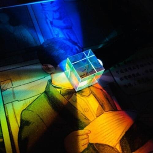15*15*7mm Rectangular Dichroic Cube Prism High Energy Standard Cube Beam Splitter Prism