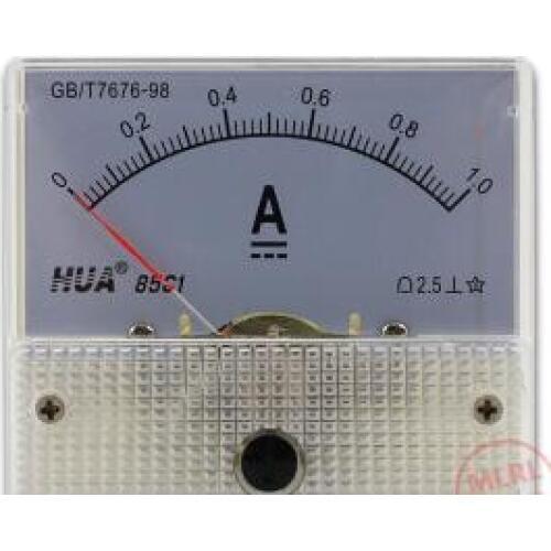 85C1 Analog Current Panel Meter DC 30A AMP Ammeter 3A 5A 10A 15A 20A 30A 50A 100A 200A 300A