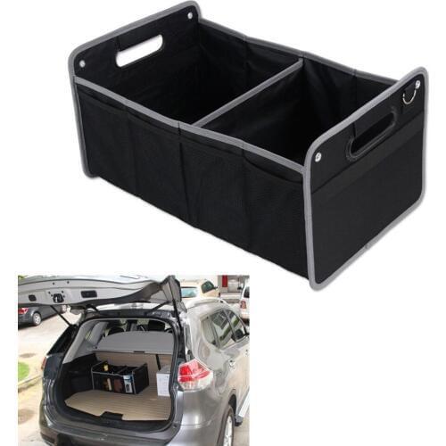 BBQ@FUKA 1Pc Car Storage Box Chest Car Storage Bag Tool Box Container Fit For Macan 2015 Car accessories