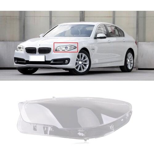 CAPQX 1PC For BMW 5 Series F07 GT525 GT530 GT535 GT550 10-17 Front Headlight Lampshade Waterproof Bright Head Lamp cover shell
