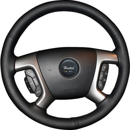 Steering wheel cover for Chevrolet Captiva 2007-2014 Silverado GMC Sierra 2007-2013 Daewoo braid on the steering wheel