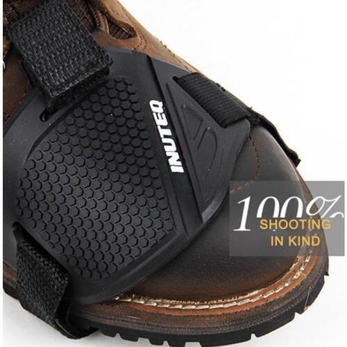 Black Motorcycle Shoes Protective Motorcycle Motorbike Gear Shifter Shoes Boots Protector Shift Sock Boot Cover Motor Guards