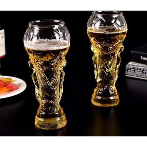 HOMIE Transparent football cup Beer party carnival cup Coffee Mug Large Capacity 450ml Mugs creative Drinkware Coffee Tea Cups