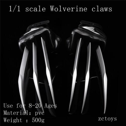 Cosplay X-Men Wolverines Logan Blade Claw Wolverine Claws Prop Paw Super Hero Weapon X Project Model Collection