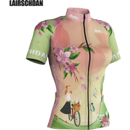 LairschDan road bike clothes 2021 mallot ciclismo mujer verano bicycle jersey women short sleeves cycling clothing ladies shirt