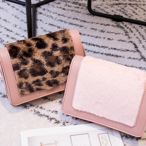 Leopord Pattern Shoulder Square Sling Bag New Products Shoulder Carrying Womens Mobile Phone Bag