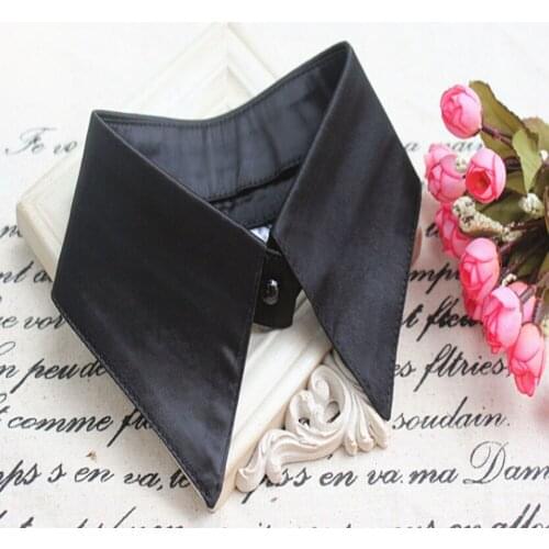 Hot Sale Ladies Women Adult Detachable Lapel Shirt Fake Collar Fashion Solid Color False Blouse Neckwear Clothing Accessories
