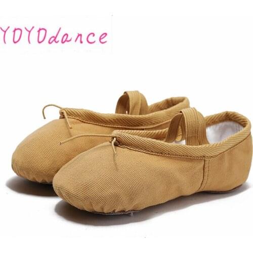 New Arrival 6 Color Children Kids Girls Quality Canvas Ballet Dance Shoes Kids Girls Slippers Pointe Dance Gymnastics Shoes