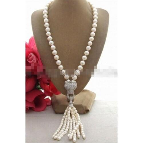 Charming 10MM Pearl Necklace Pendant