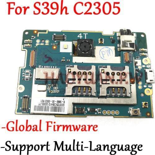 Full Work Original Unlocked Mainboard For Sony Xperia C S39h C2305 Motherboard Logic Circuit Board Electronic Panel Fast Ship