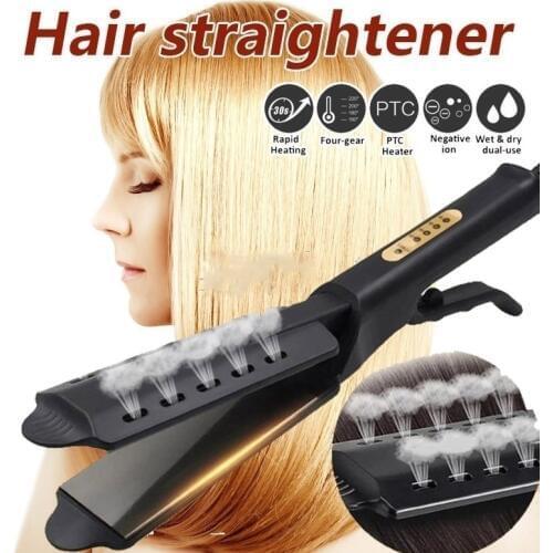Professional Four Gear Temperature Adjustment Ceramic Tourmaline Ionic Flat Iron Hair Straightener For Women lisseur cheveux