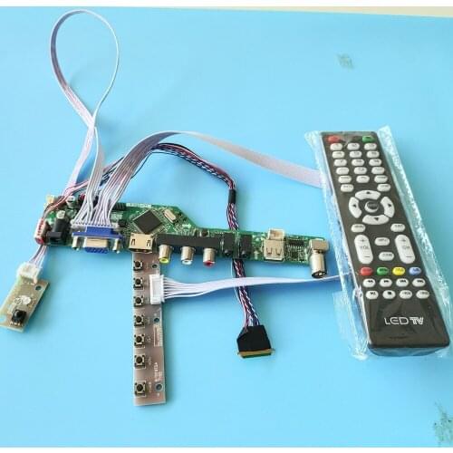 Kit for LTN101NT02-A04/A01/C01/306 Display Screen Audio 1024x600 40pin TV HDMI Panel Controller Doard AV Remote USB VGA LED LVDS