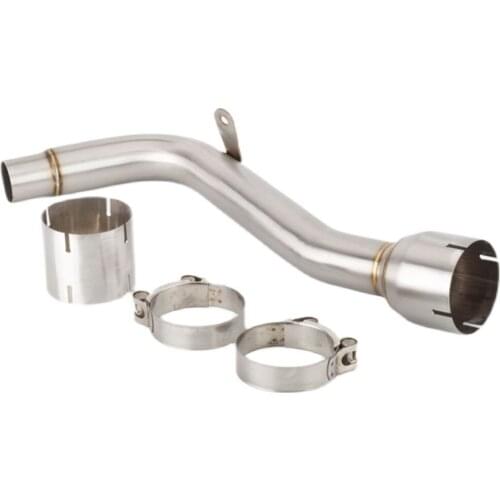 For KLZ1000 Motorcycle Exhaust Connection Link Pipe the Middle Section of the Drum Slip On For Versys 1000 2019 2020 2021 Years