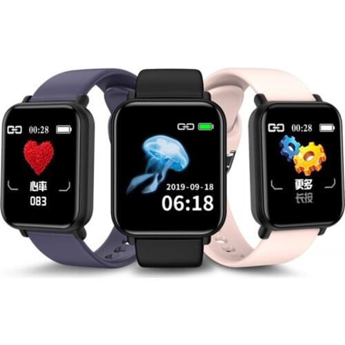 R16 Smart Watch 1.3Inch Color Screen Sport Watch Waterproof Heart Rate Blood Pressure Monitoring Tracking Intelligent Reminder