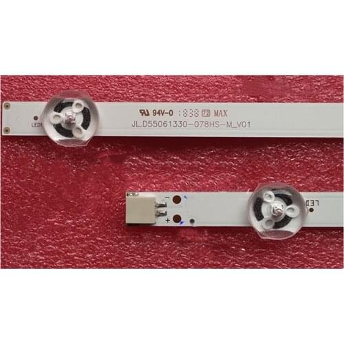 LED Backlight strip 6 lamp For Panasonic 55'' TV JL.D55061330-078AS-M_V01 TX-55GX550B HITACHI 55HK25T74U VES550QNYL-2D-N02 N03